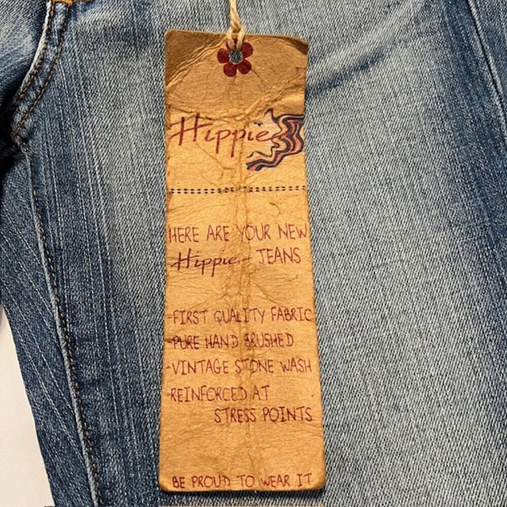 NWT Hippie Light Wash Jeans Size 7 - Picture 7 of 8